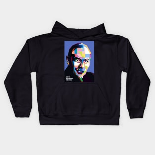 Abstract Maynard keynes in WPAP Kids Hoodie